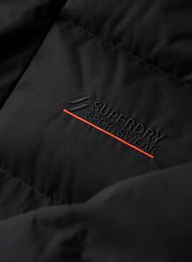 Veste Superdry Microfibre Sport Noire Homme
