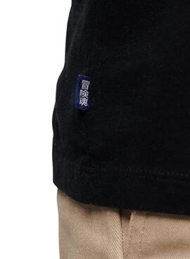 T-Shirt Superdry Vintage Logo Noire pour Homme