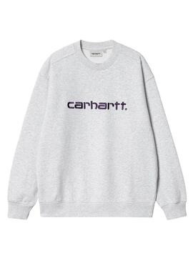 Sweat Sweat Carhartt Gris pour Femme