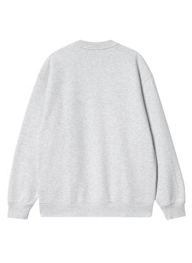 Sweat Sweat Carhartt Gris pour Femme