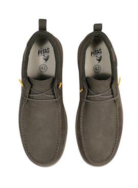 Baskets Walk In Pitas Aral Kaki pour Homme