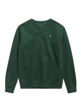 Sweat G-Star Premium Core Vert pour Homme