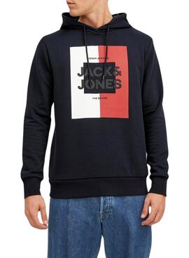 Sweat Jack & Jones Oscar Bleu Marine pour Homme