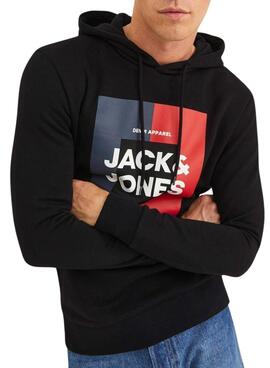Sweat Jack & Jones Oscar Noire pour Homme