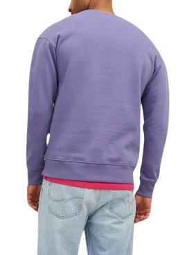 Sweat Jack & Jones Silverlake Violet Homme
