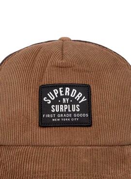 Casquette Superdry Vintage Graphic Brun pour Femme
