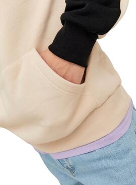 Sweat Jack & Jones Force Block Beige Homme