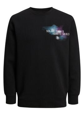 Sweat Jack & Jones Nébuleuses Noire pour Homme