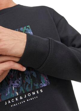 Sweat Jack & Jones Silverlake Noire Homme
