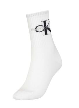 Chaussettes Chaussettes Calvin Klein pour femmes Blanc Femme