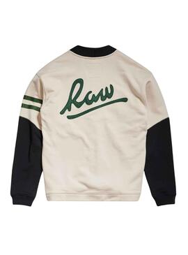 Cardigan G-Star Holiday Beige Parches pour Homme