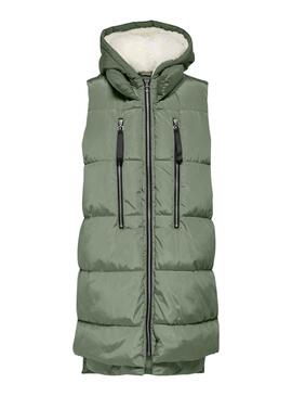 Gilet Only New Nora Vert pour Femme