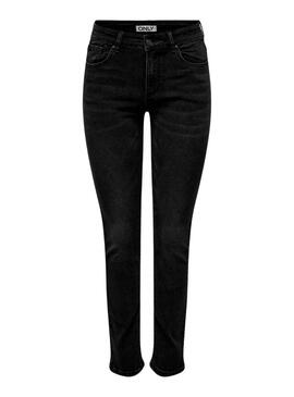 Pantalon Jeans Only Sui Slim Noire pour Femme