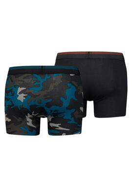 Slip Levis Men Camo Boxer Bleu Homme