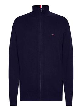 Veste Tommy Hilfiger Pima Bleu Marine Homme