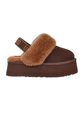 Zuecos UGG Funkette Marron pour Femme
