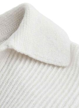 Robe Collier Calvin Klein Label Beige pour Femme