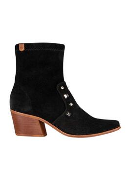 Bottines Popa Olivia Adornos Noire pour Femme