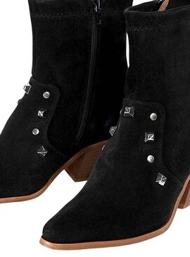 Bottes Popa Olivia Décor Noir pour Femme