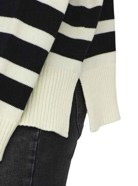 Pull Only Saga Highcol Beige pour Femme