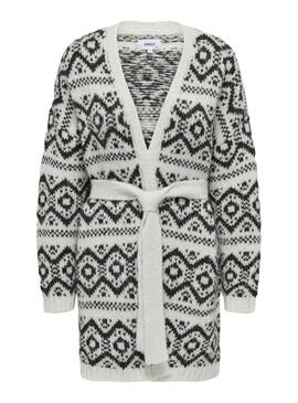 Gilet Only Carin Life Blanc Noire Femme