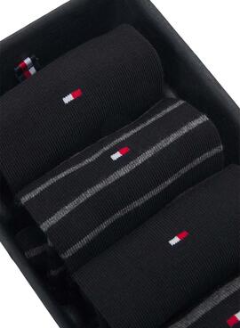 Pack 5 Chaussettes Tommy Hilfiger Men Sock Noire