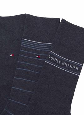 Pack 4 Chaussettes Tommy Hilfiger Giftbox Homme