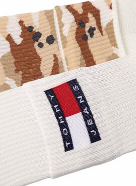 Chaussettes Tommy Jeans Fold Dow Blanc Unisex