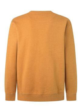 Sweat Pepe Jeans Nouvel Jaune pour Homme
