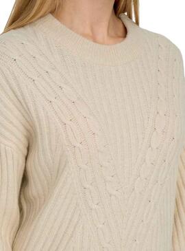 Robe Only Lallie Beige pour Femme