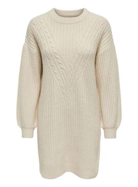 Robe Only Lallie Beige pour Femme