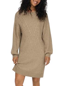 Robe Only Lallie Brun pour Femme