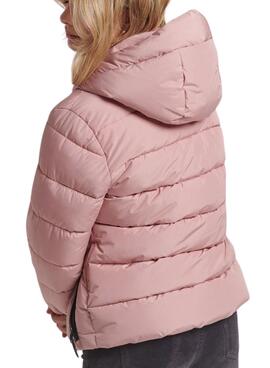 Veste Superdry Spirit Sports Puffer Rose Femme