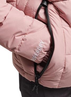 Veste Superdry Spirit Sports Puffer Rose Femme