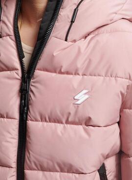 Veste Superdry Spirit Sports Puffer Rose Femme