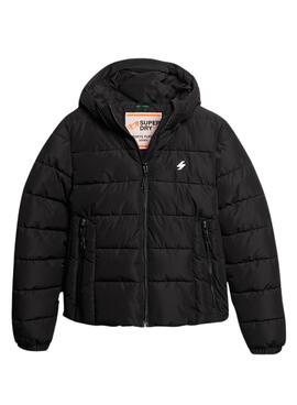 Veste Superdry Spirit Sports Noire pour Femme