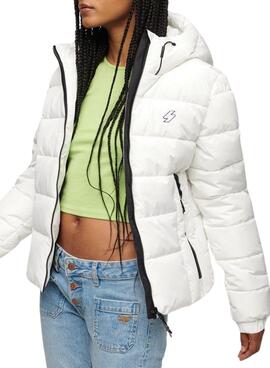 Veste Superdry Spirit Sports Blanc Pour Femme