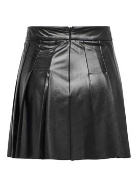 Jupe Only Dorit Plissée Noire pour Femme