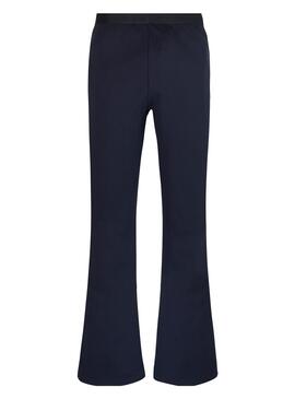 Pantalon Tommy Hilfiger de marque Rib Bleu Marine Fille