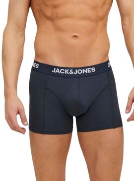 Pack 3 Slip Jack & Jones Multi Homme