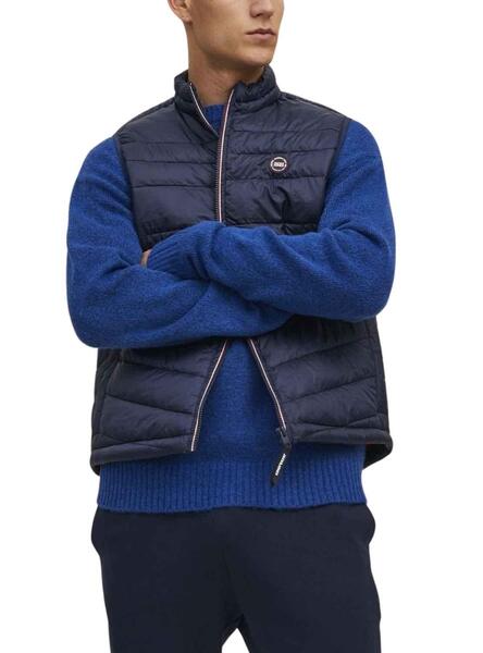 Gilet Jack Jones Hero Bleu Marine pour Homme