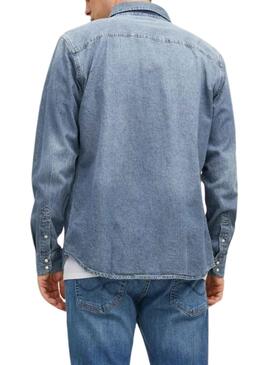 Chemise Denim Jack & Jones Sheridan Bleu Homme