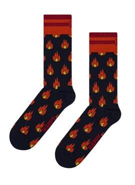 Chaussettes Happy Socks Flammes pour Homme et Femme
