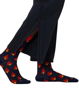 Chaussettes Happy Socks Flammes pour Homme et Femme