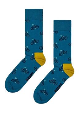 Chaussettes Happy Socks Vélo Azules Homme et Femme