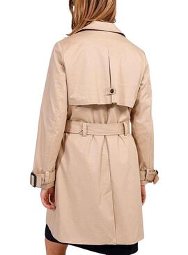 Trench-coat Naf Naf Beige pour Femme