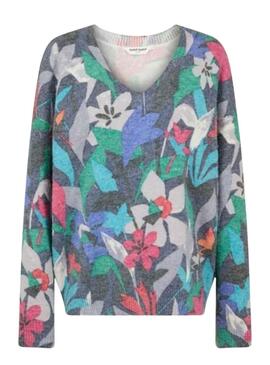 Pull Naf Naf Fleurs géométriques multiples pour Femme