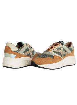 Baskets Munich Class 38 Orange pour Femme