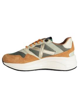 Baskets Munich Class 38 Orange pour Femme