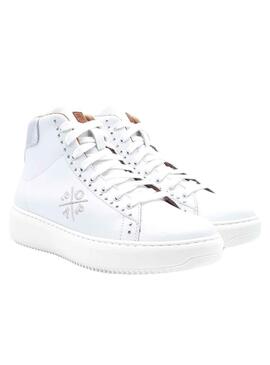 Bottines Popa Bulnes Décoration Blanche Pour Femme